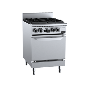 B+S Verro VOV-SB4 Gas Four Burner with Oven - VOV-SB4