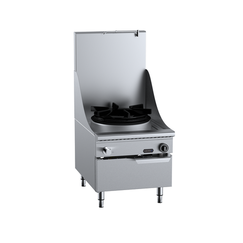 B+S Verro VUFWWSPD-1 Gas Single Hole Deluxe Waterless Stock Pot - Cabinet Mounted - VUFWWSPD-1