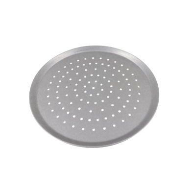 Pizza Tray Aluminium - Perforated 9" - W005D