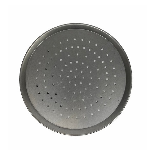 Pizza Tray Aluminium - Perforated 18" - W005L