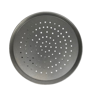 Pizza Tray Aluminium - Perforated 18" - W005L
