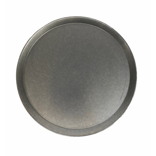 Pizza Tray - White Steel 13" - W017H