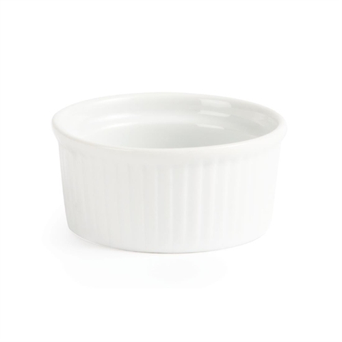 Olympia Whiteware Ramekin - 80mm (Box of 12) - W414