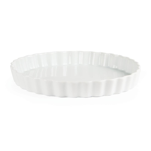 Olympia Whiteware Flan Dish - 297mm (Box of 6) - W416