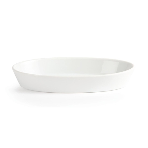 Olympia Whiteware Oval Sole Dishes 195 x 110mm (Pack of 6) - W418