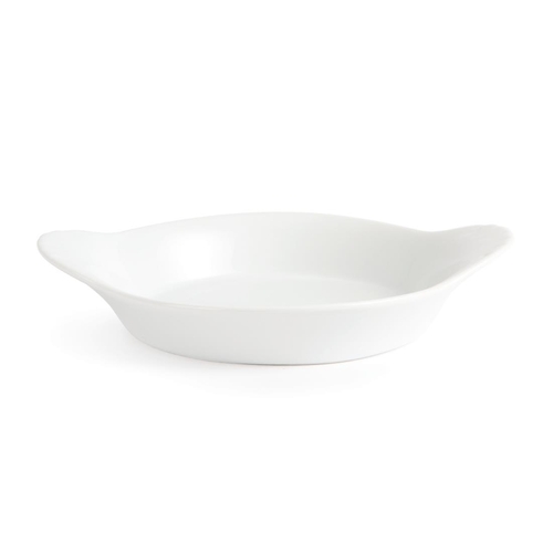 Olympia Whiteware Round Eared Dishes 192 x 151mm (Pack of 6) - W444