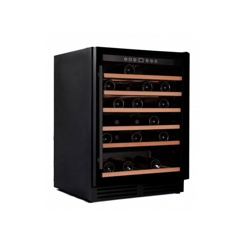 Thermaster WB-51A - 51 Bottles Single Zone Wine Cabinet Black Door - WB-51A