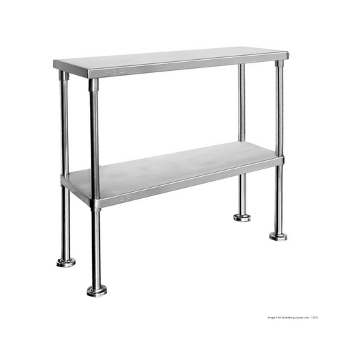 Modular Systems WBO2-1800-400 - Double Tier 400mm Deep Workbench Overshelf 750mm High - WBO2-1800-400