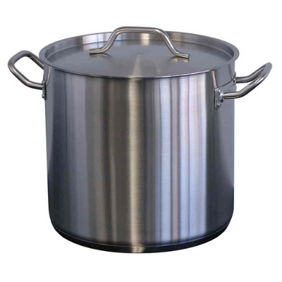 Forje 20 Litre Stainless Steel Stock Pot with Lid - WSS20