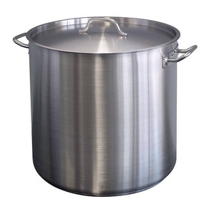 Forje 50 Litre Stainless Steel Stock Pot with Lid - WSS50