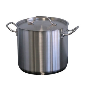 Forje 8 Litre Stainless Steel Stock Pot with Lid - WSS8