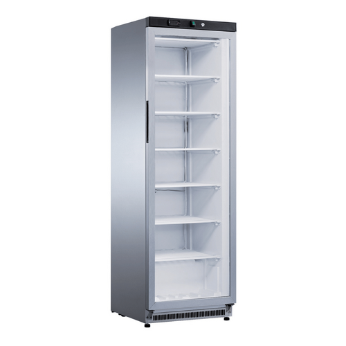FED-X XF400SG - Stainless Steel Upright Static Display Freezer - 340L - XF400SG