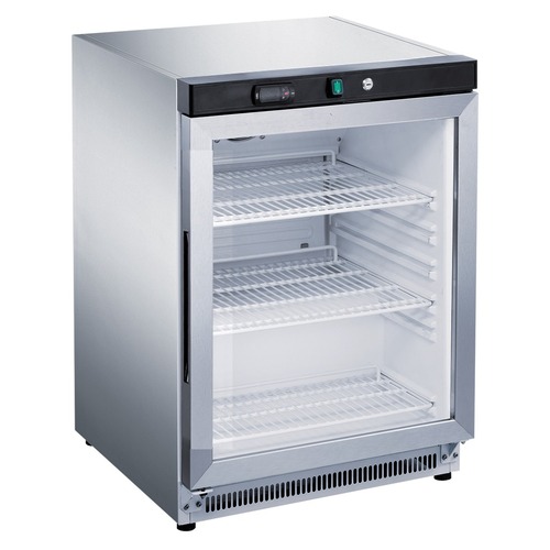 FED-X XR200SG - Stainless Steel Bar Cooler with Glass Door - XR200SG