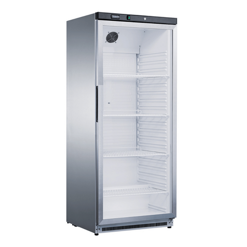 FED-X XR600SG - Stainless Steel Upright Static Display Fridge - XR600SG