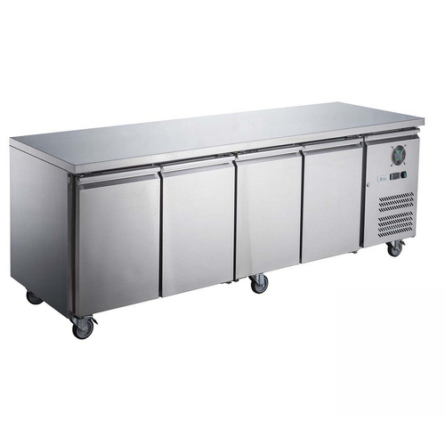 FED-X XUB6C22S4V - Four Door Bench Fridge 2230mm - XUB6C22S4V