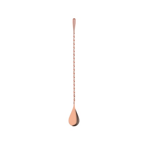 Zanzi Tear Drop Bar Spoon - Rose Gold 300x29mm - Z0633