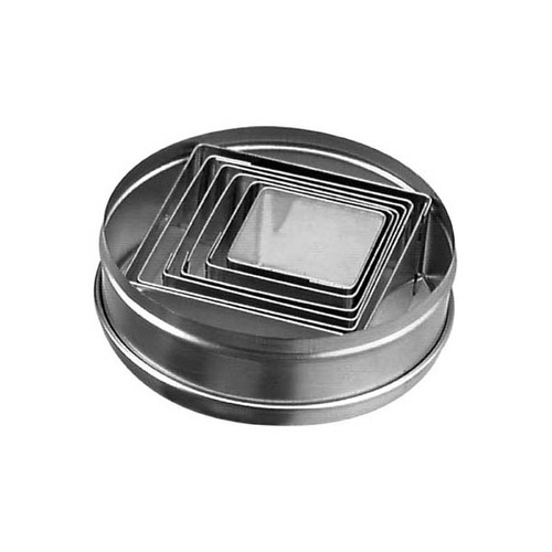 Chef Inox Cutter Set - Square 6 Piece 35 - 70mm