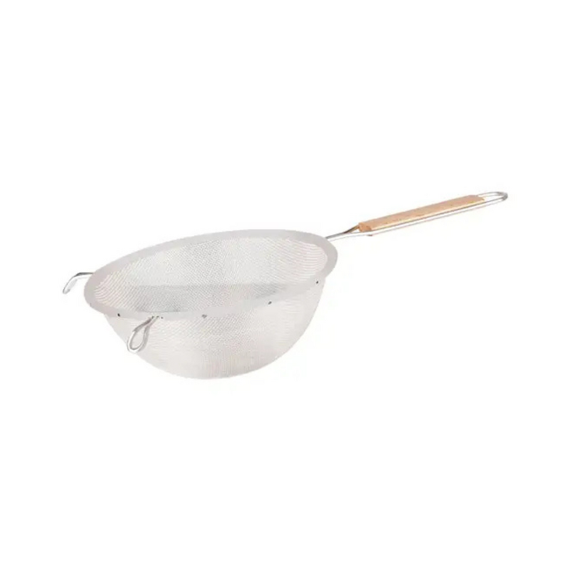 Metaltex Strainer - Fine Tin Mesh with Wood Handle 180mm