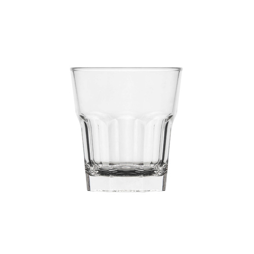 Polysafe Polycarbonate Rocks Double Old Fashioned Clear 350ml (Stackable) - (PS-35)