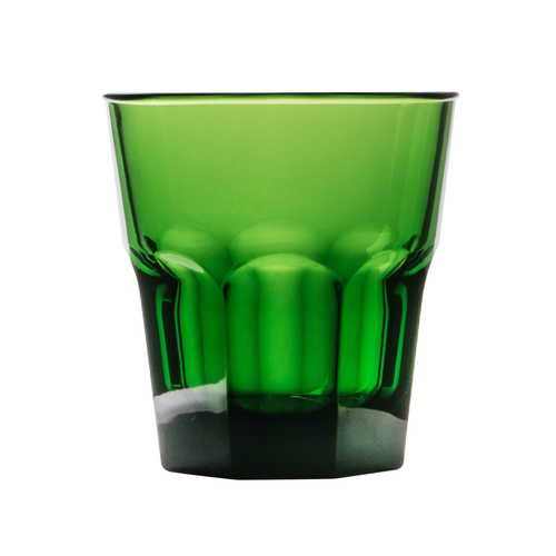 Polysafe Polycarbonate Rocks Tumbler Green 240ml (Stackable) - Box of 24 (PS-4 GRE)