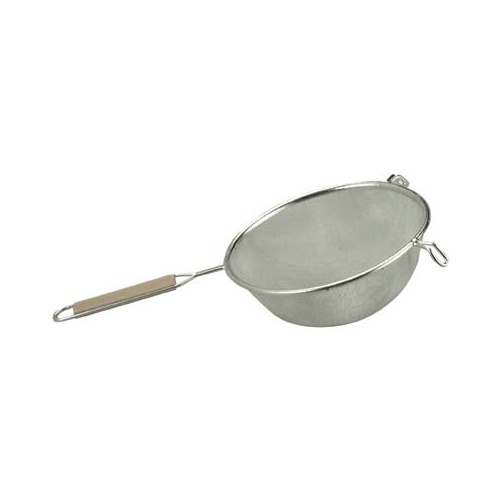 Metaltex Strainer - Medium Tin Mesh with Wood Handle 260mm