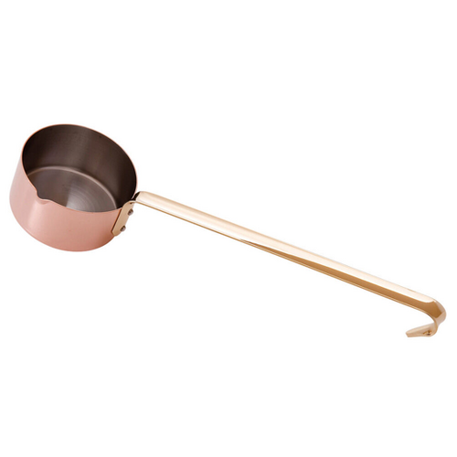 Matfer Bourgeat Flambe Copper 8cm 260mm Brass Handle