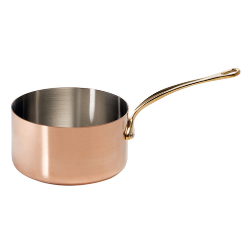 Matfer Bourgeat Saucepan Copper 140mm Brass Handle