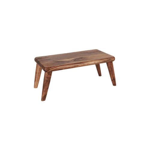 Chef Inox Serve Rectangular Stand Acacia 405X230X180mm 