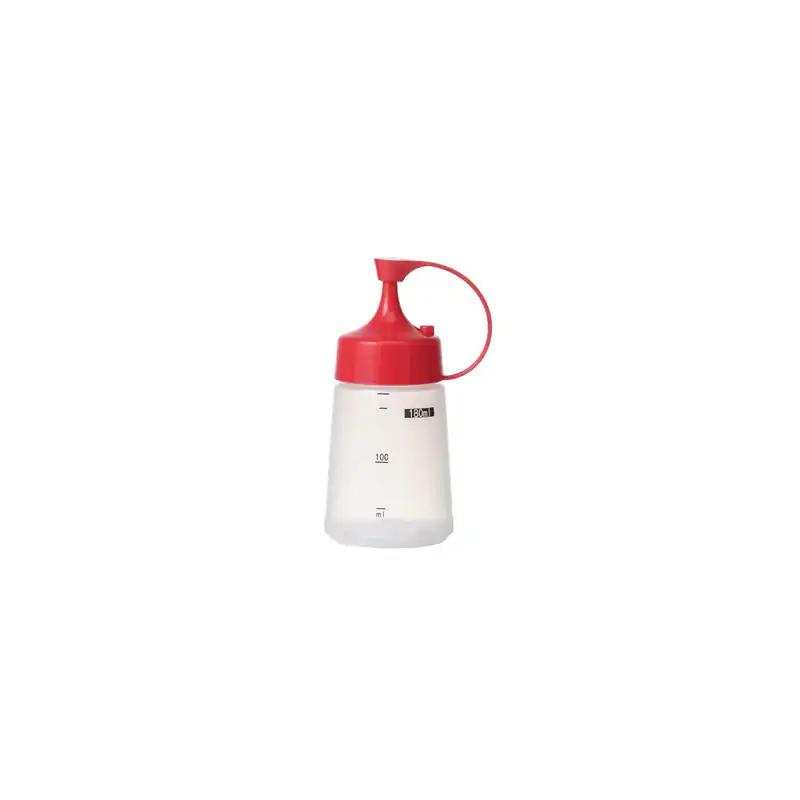 Chef Inox Soft Squeeze Bottle W/Red Cap 180ml (Box of 10)