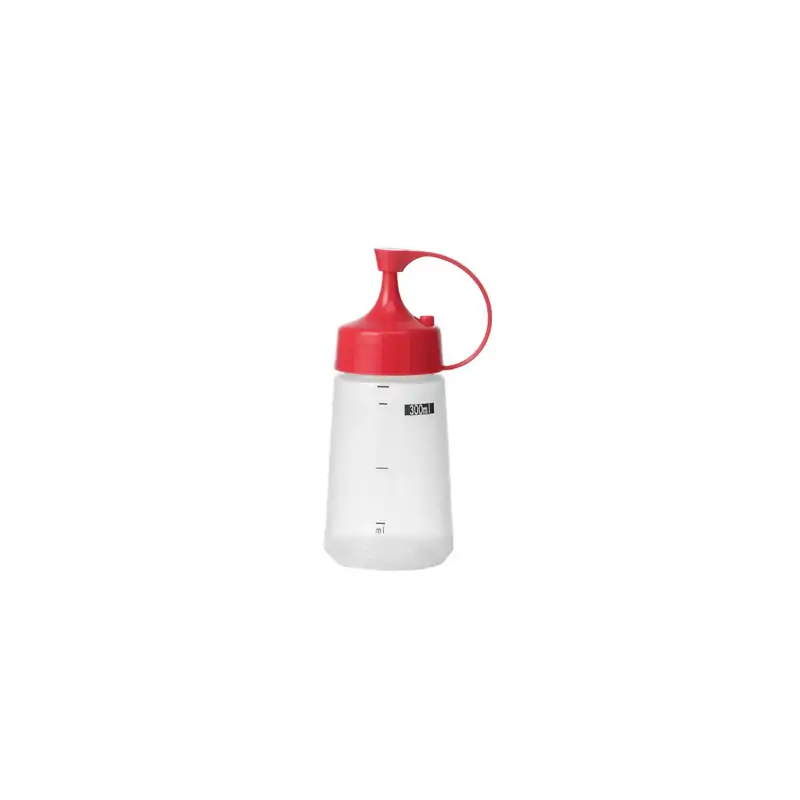 Chef Inox Soft Squeeze Bottle W/Red Cap 300ml (Box of 10)
