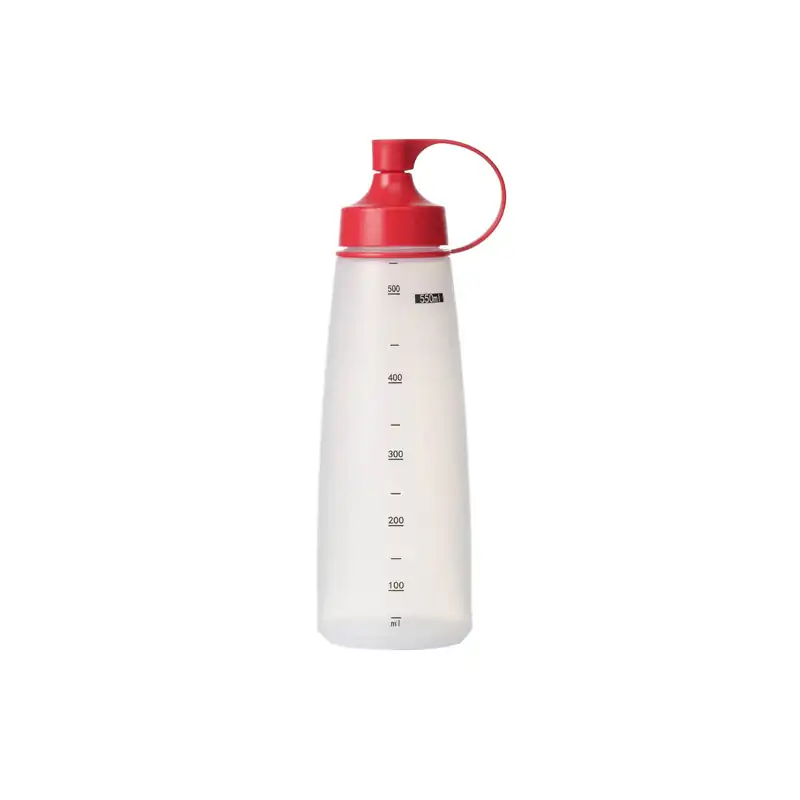 Chef Inox Soft Squeeze Bottle W/Red Cap 550ml (Box of 10)