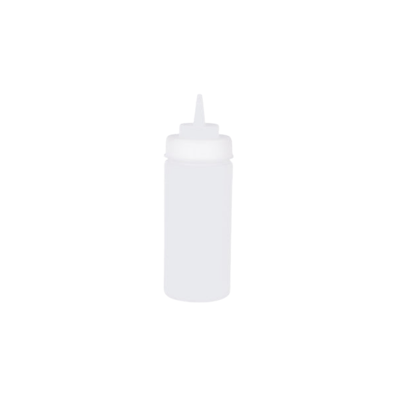 Chef Inox Squeeze Bottle  - Wide Mouth 480ml/16oz Clear