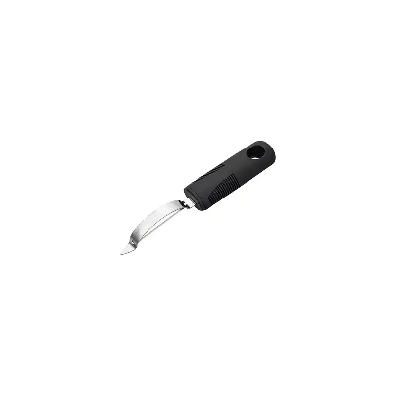 Chef Inox Stainless Steel Easy Grip Peeler W/Blk Handle 195mm