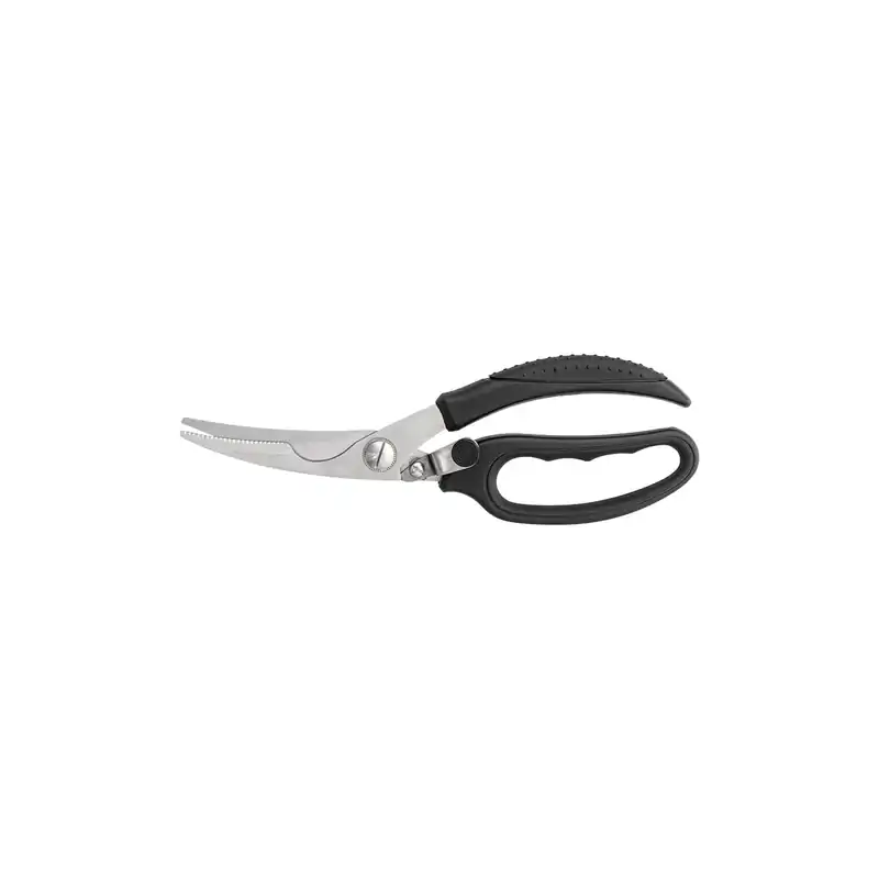 Chef Inox Stainless Steel Poultry Shears W/Black Handle 230mm