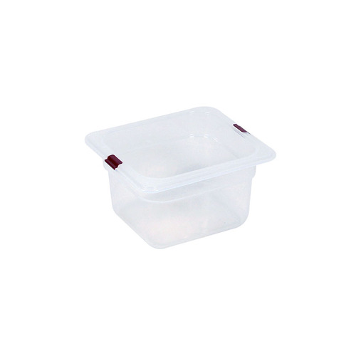 KK Gastronorm Pan Polypropylene 1/6 Size With Lid 175x160x100mm/ 1L