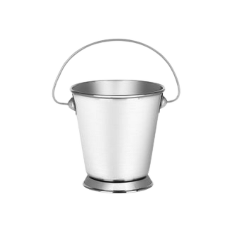 Chef Inox Mini Serving Pail Footed Stainless Steel 90x90mm (Box of 12)