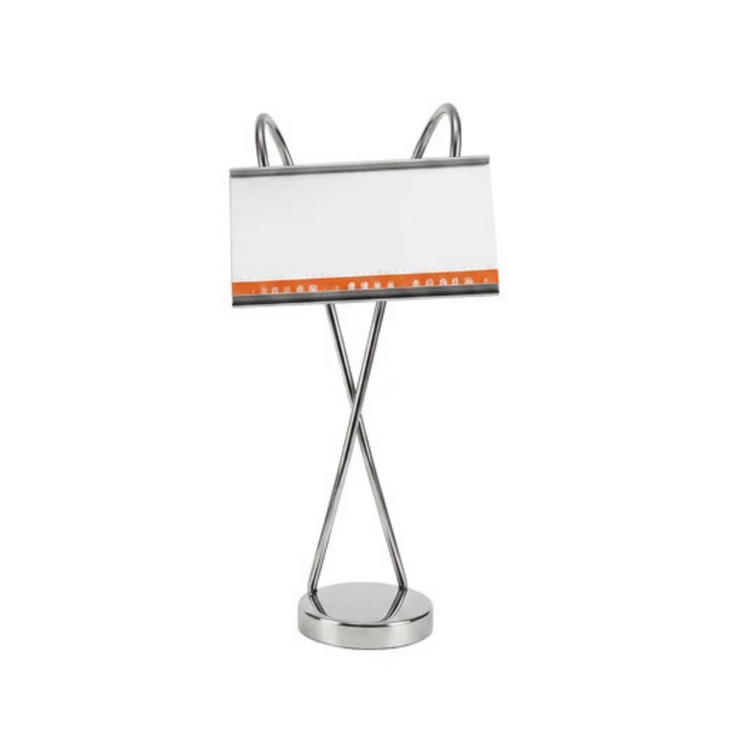 Chef Inox Stainless Steel Buffet Card Holder 150mm