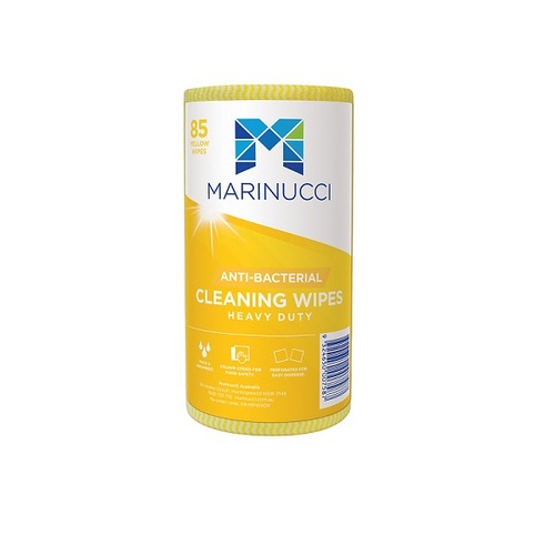 Heavy Duty Anti-Bacterial Wipe Yellow - 500 x 300mm