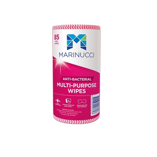 Multi-Purpose Anti-Bacterial Wipe Red - 500 x 300mm (Box of 4)