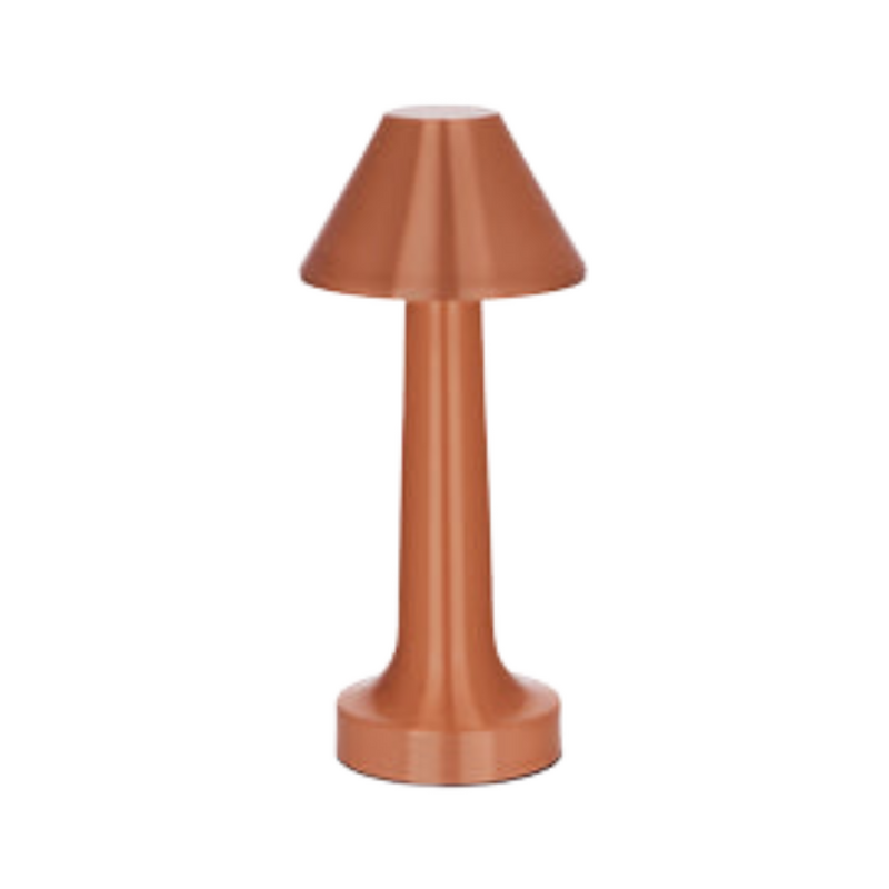 Tablekraft Helena Cordless LED Table Lamp 97x220mm - Brushed Copper