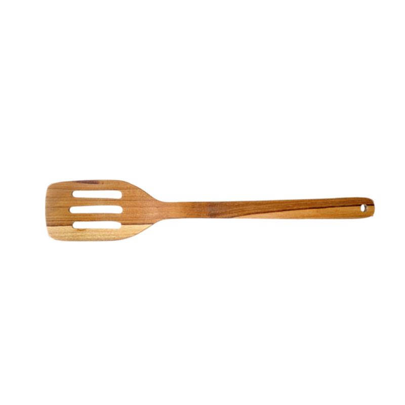 Alam Tamara Teak Wooden Slotted Turner - 350mm