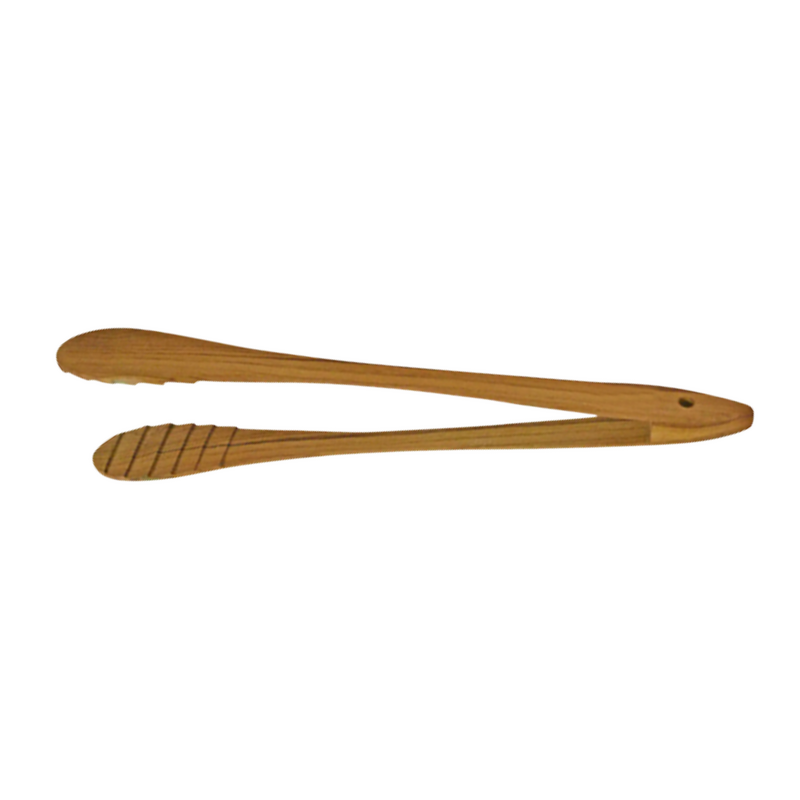 Alam Mitsu Teak Wooden Tongs - 300mm