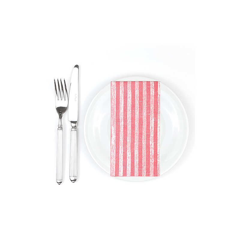 Bionap Napkin Extra Soft 40x40 GT Kim Red Compostable (Box of 800)