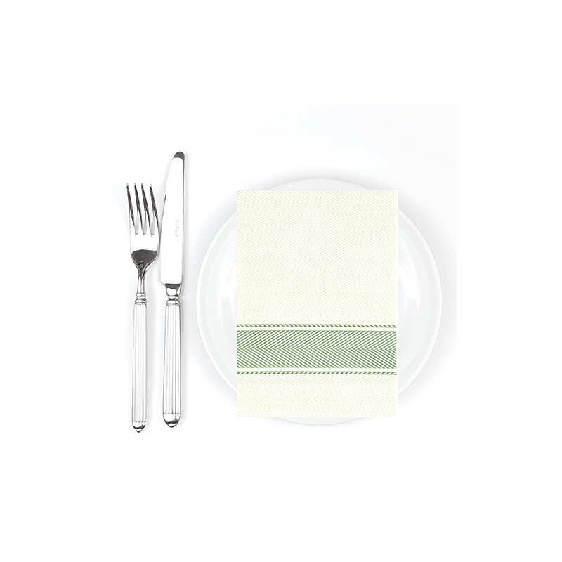 Bionap Napkin Extra Soft 30x40 Kitchen Green Compostable (Box of 800)