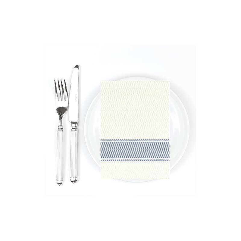 Bionap Napkin Extra Soft 30x40 Kitchen Blue Compostable (Box of 800)