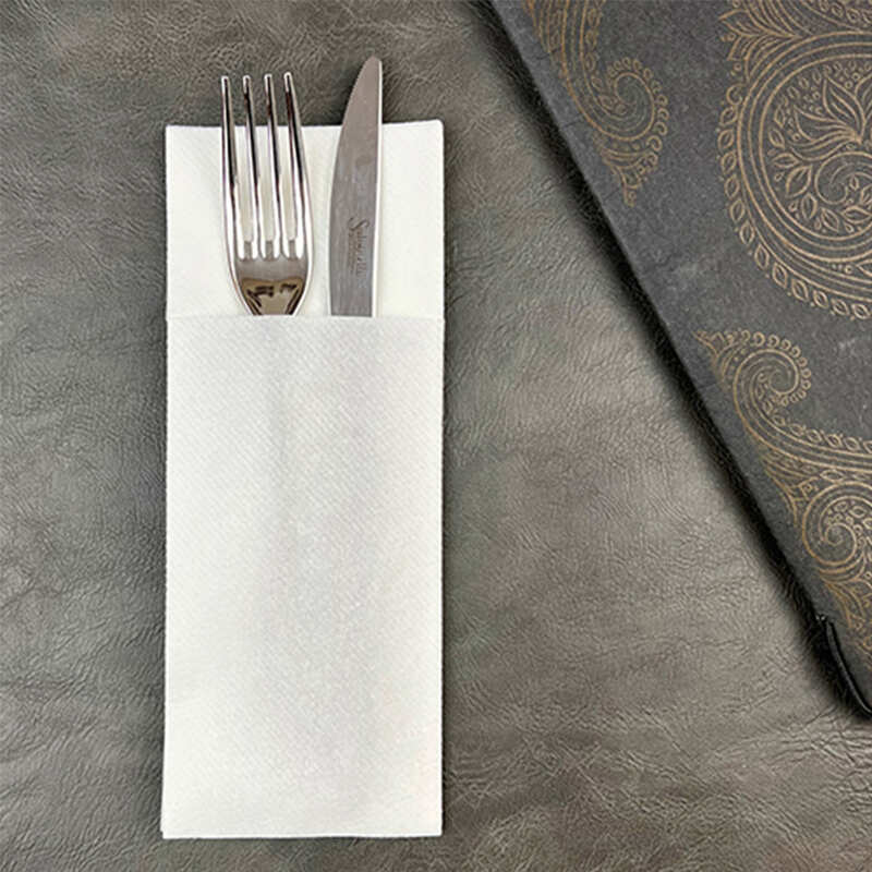 Bionap Napkin Airlaid 40x32 White Compostable (Box of 1200)