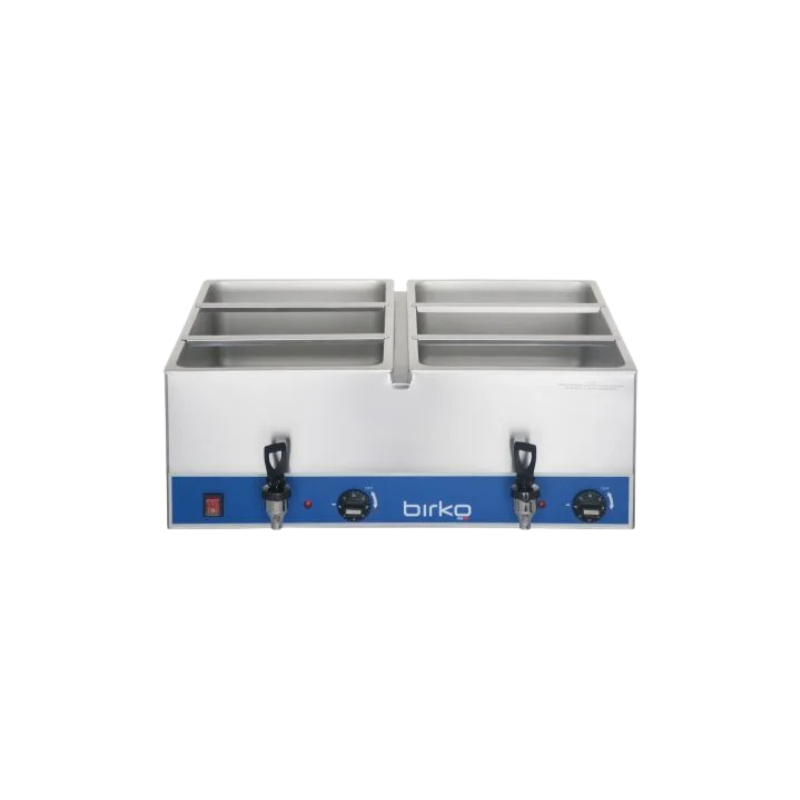 Birko 1110100 Bain Marie Double Tap - No Pans