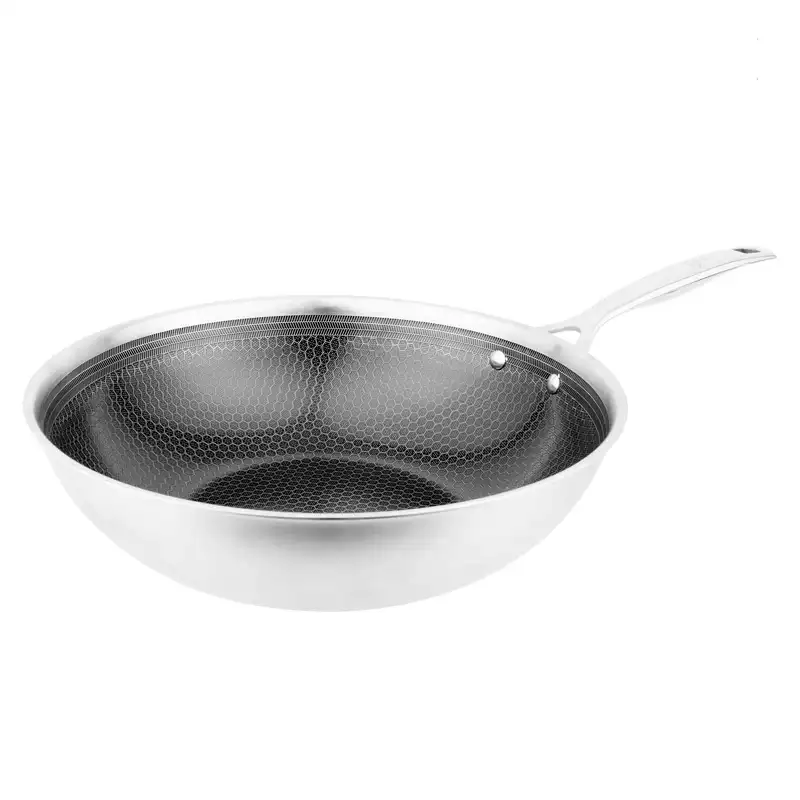 Pyrolux Pyrohex Wok Tri-ply 320mm