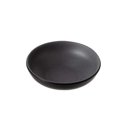 Coucou Melamine Round Bowl 12.3x3.8cm - Grey & Black