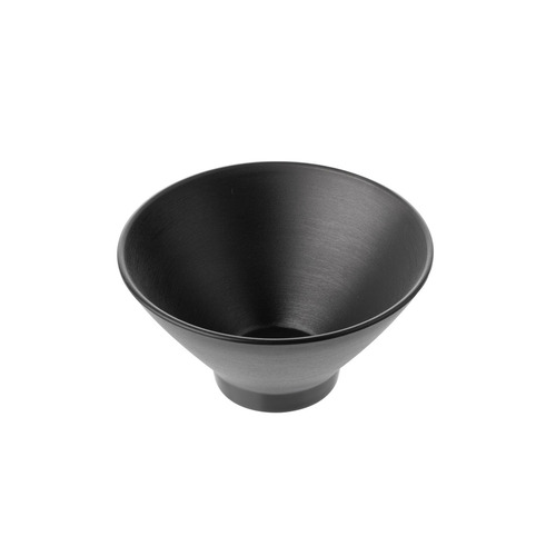 CouCou Dual Colour V-Shape Round Bowl 13cm - Black & Black